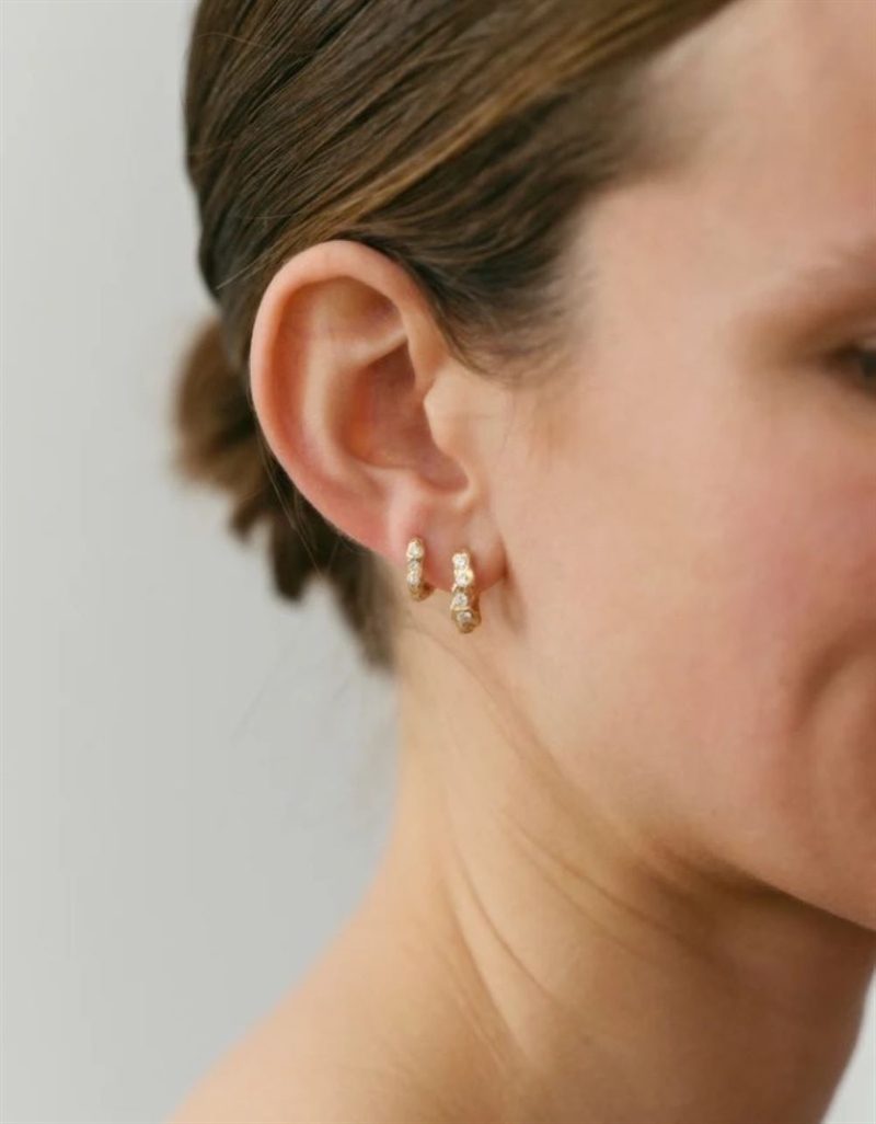 LEA HOYER KRISTINE ØRERING SOLID GOLD