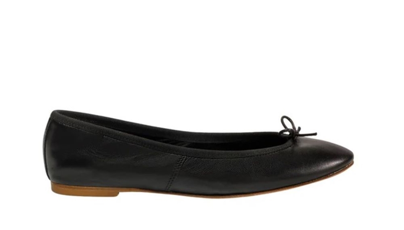 LOLO THE BALLERINA CAPRI NAPPA CUOIO BLACK
