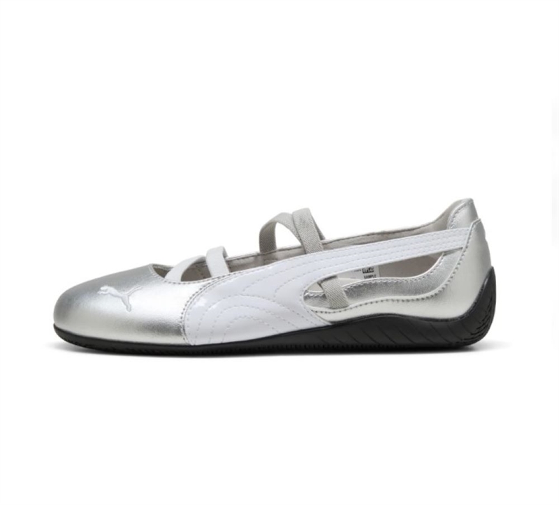 PUMA SPEEDCAT BALLET METALLIC WNS SILVER/WHITE