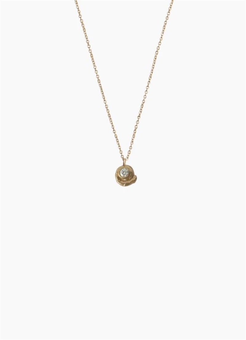 CORALI FERN DIAMOND NECKLACE 14K GOLD