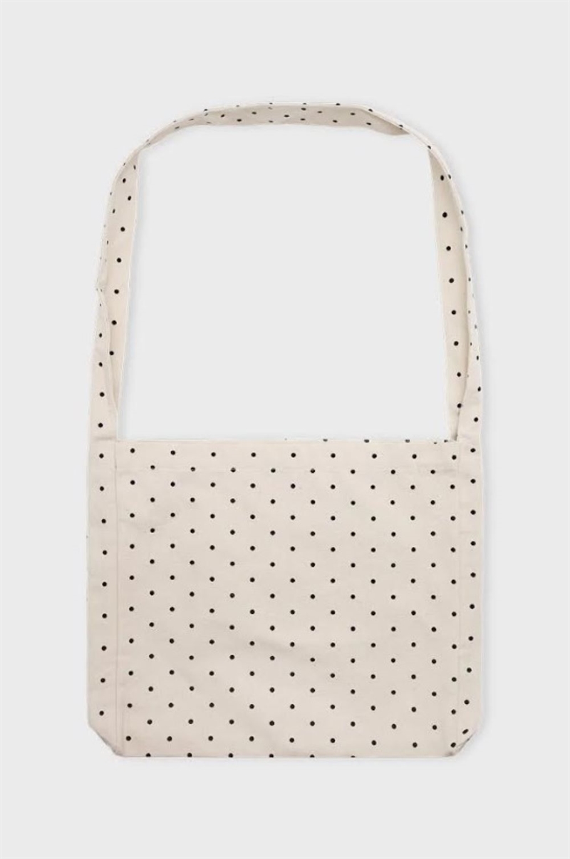 MOSHI MOSHI MIND DOTTED CROSS BODY BAG ECRU/BLACK
