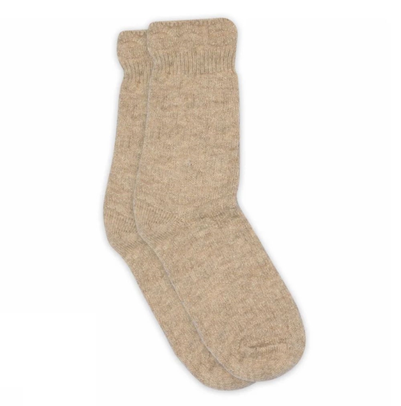 MP WOMAN VALDIS SOCKS LIGHT BROWN MELANGE