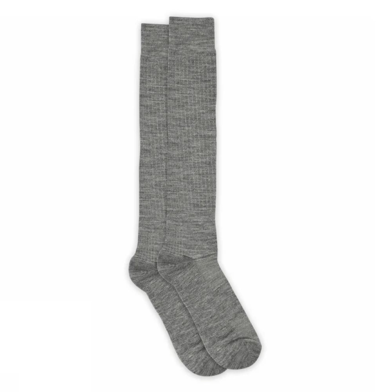 MP WOMAN KATRINE KNEE SOCKS GREY MELANGE