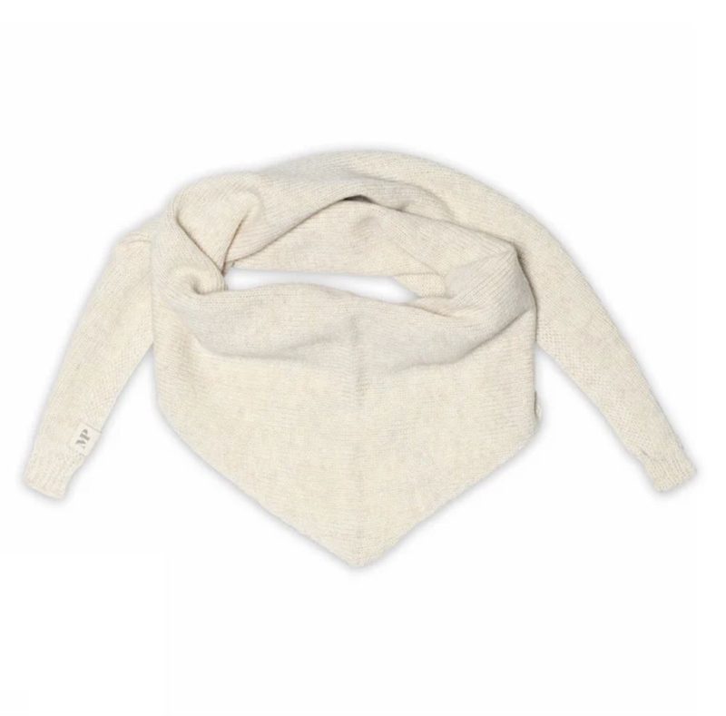 MP DENMARK COPENHAGEN SMALL SCARF LIGHT BEIGE MELANGE