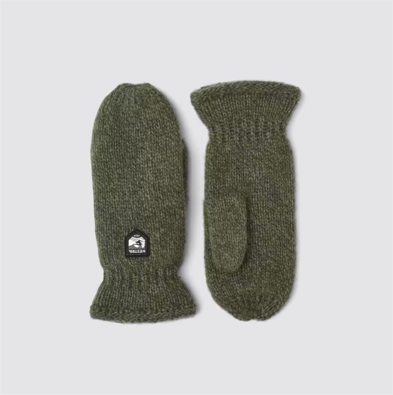 HESTRA BASIC WOOL MITT OLIVE