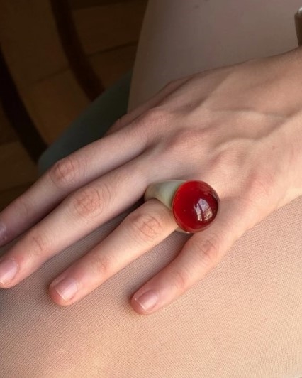 AYLLON CARAMELO RING RED