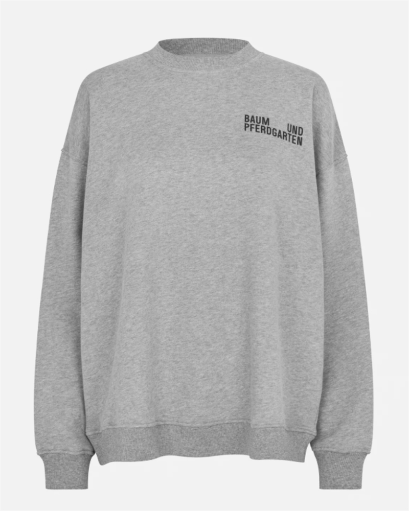 BAUM UND PFERDGARTEN JULLE SWEATSHIRT GREY MELANGE