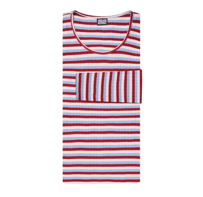 NØRGAARD PAA STRØGET 101 TRICOLORE STRAW/BLUE/WINERY