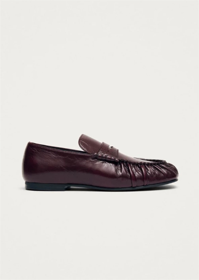 ALOHAS AVEN LEATHER LOAFERS RIFT BURGUNDY