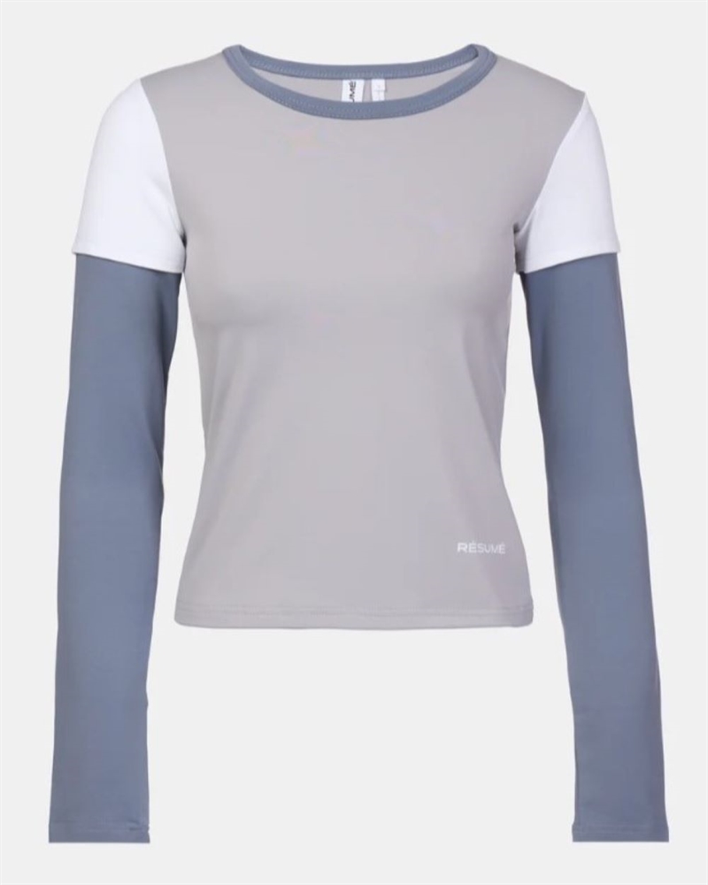 RESUME AMARIRS BLOUSE MULTI GREY