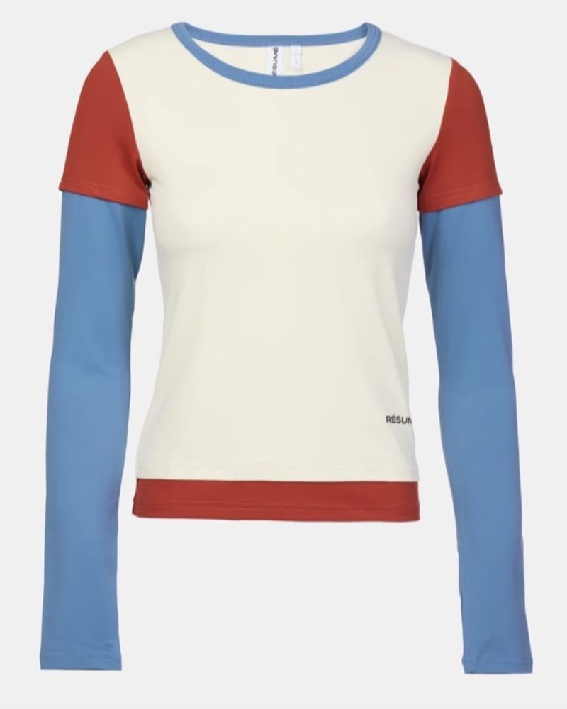 RESUME AMARIRS BLOUSE MULTI BLUE 