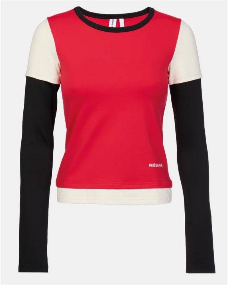 RESUME AMARIRS BLOUSE MULTI BLACK