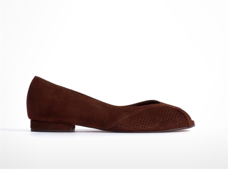 ANONYMOUS TIFFY CALF SUEDE CHOCOLATE