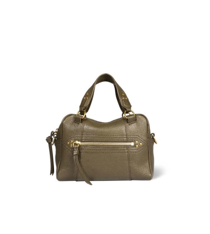 JEROME DREYFUSS LUCKY BOWLING MINI BAG KAKI