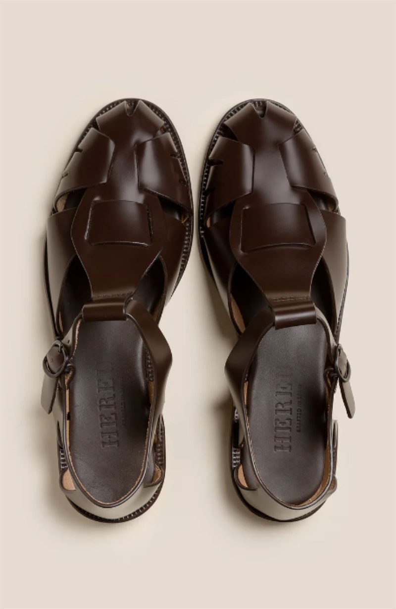 HEREU PESCA FISHERMAN SANDAL DARK BROWN
