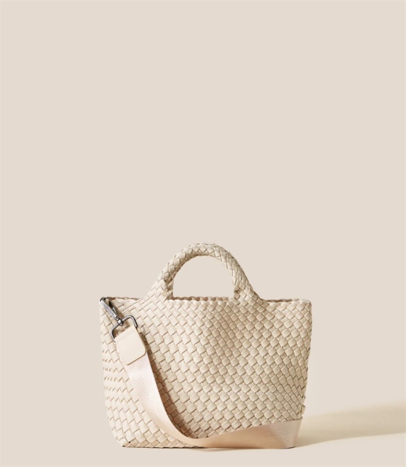 NAGHEDI ST. BARTHS SMALL TOTE ECRU
