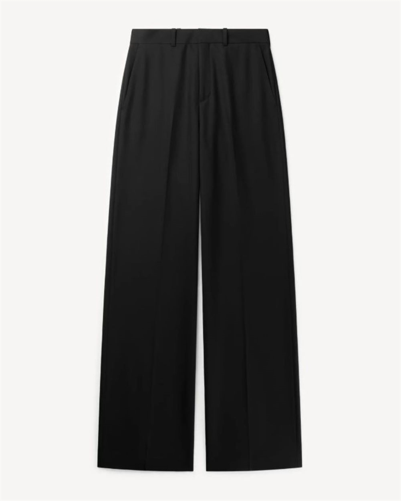 HERMAN WIDE LEG BUKSER BLACK