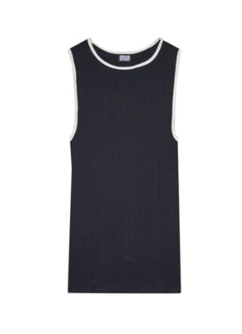 NØRGAARD PAA STRØGET NPS TANK TOP KONTRAST BLACK/ECRU