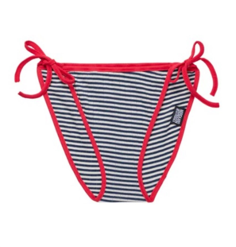 NØRGAARD PAA STRØGET BIKINI BOTTOM MARINE/ECRU/RED