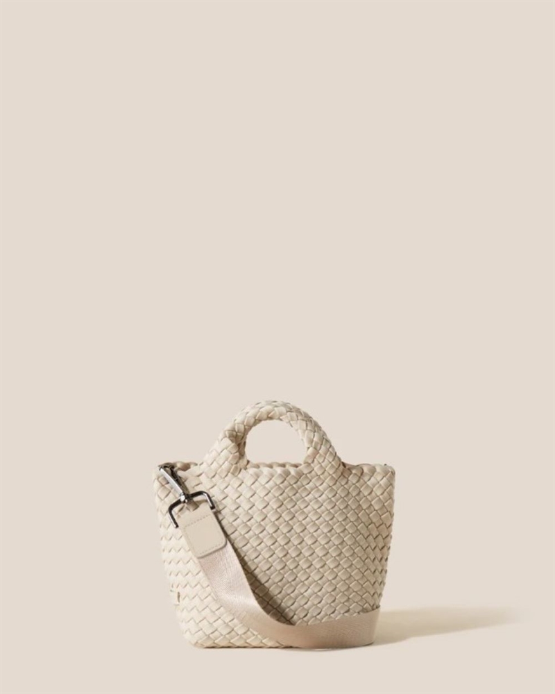 NAGHEDI ST. BARTHS PETIT TOTE ECRU