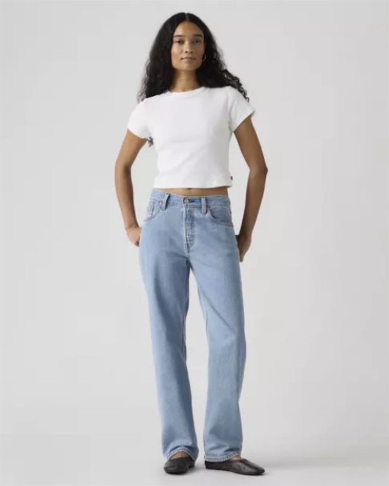 LEVIS 501 90\'S LIGHTWEIGHT JEANS STONE TODAY MID