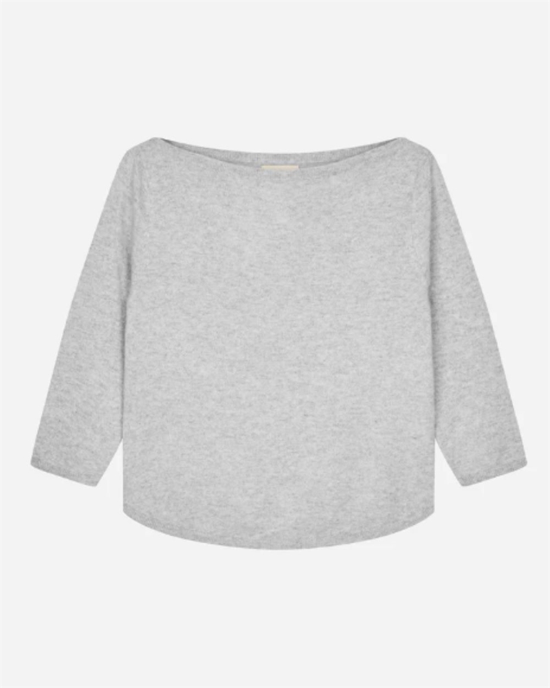PEOPLES REPUBLIC OF CASHMERE BOAT NECK ASH GREY