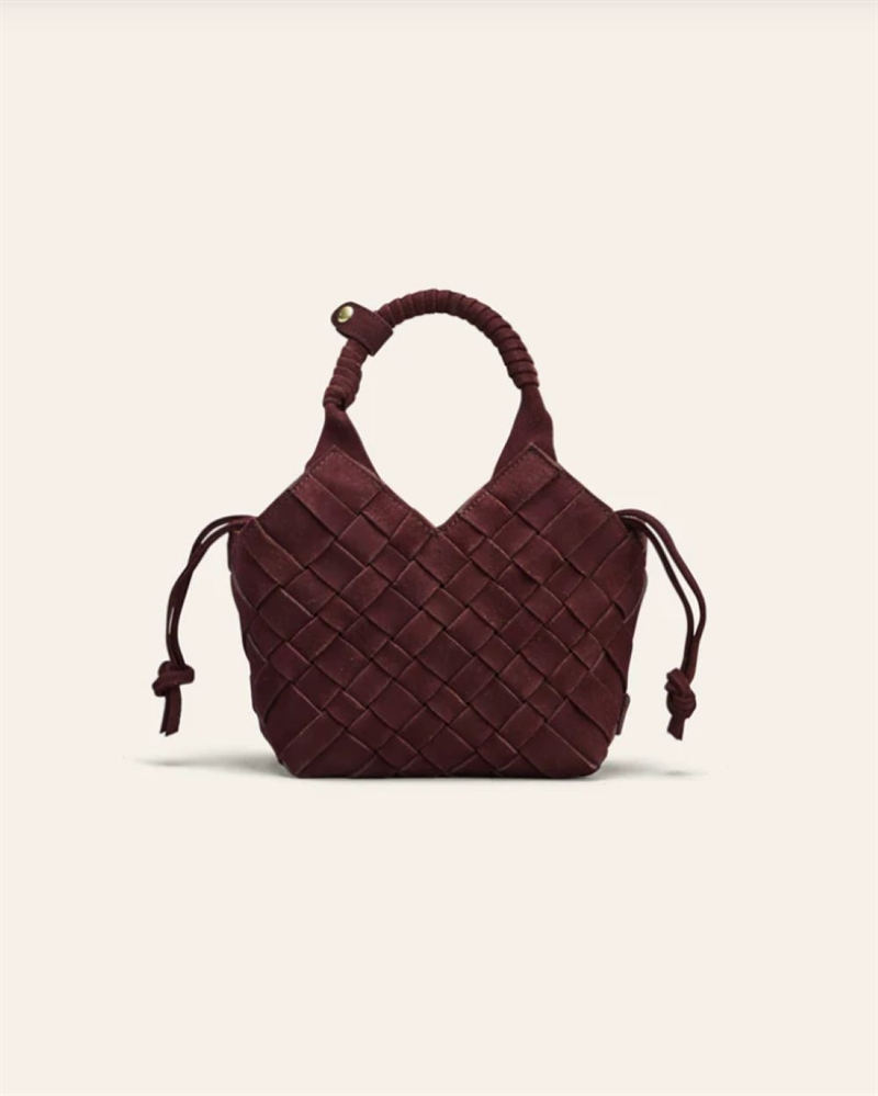 CALAJADE MISU MINI BAG NUBUCK FUDGE