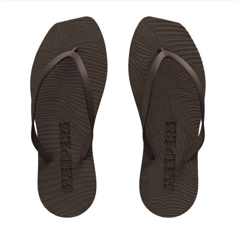 SLEEPERS TAPPERED FLIPFLOP BROWN