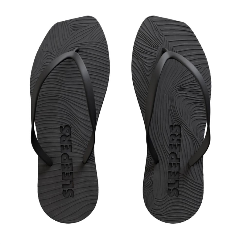 SLEEPERS TAPPERED FLIPFLOP BLACK