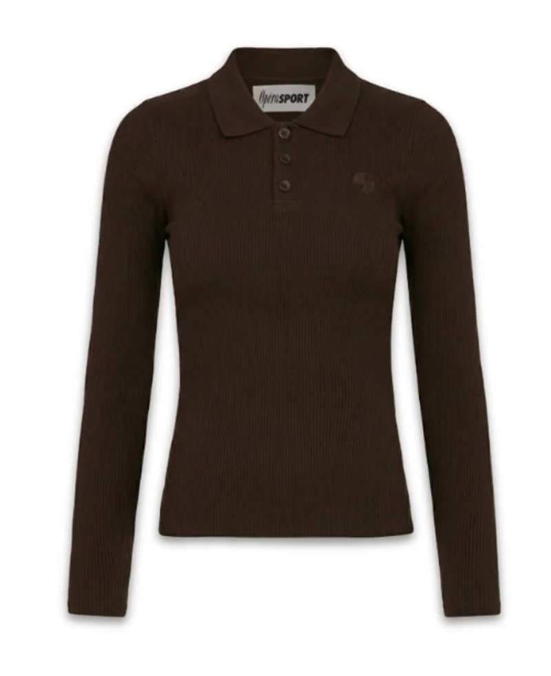 OPERA SPORT ARIA SEAMLESS TOP BROWN