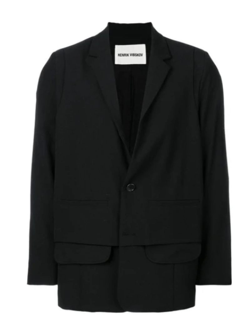 HENRIK VIBSKOV ANTS BLAZER BLACK