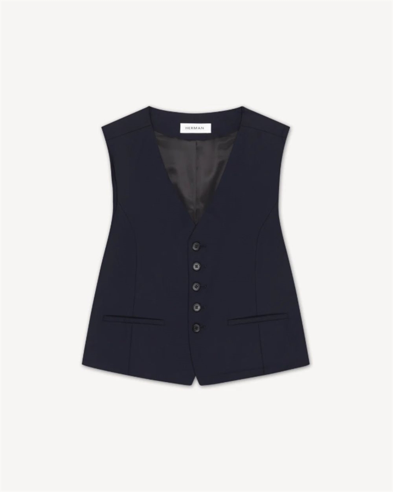 HERMAN WAISTCOAT DARK NAVY