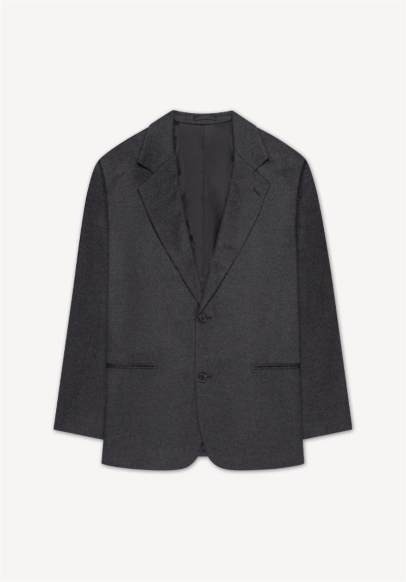 HERMAN OVERSIZED JACKET CHARCOAL