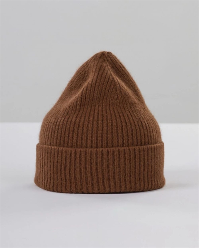 LE BONNET BEANIE LAMBSWOOL ONE SIZE WALNUT