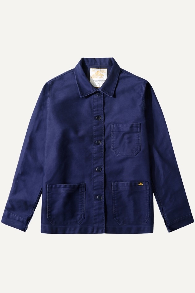 LE MONT ST MICHEL GENUINE WORK JACKET BLUE