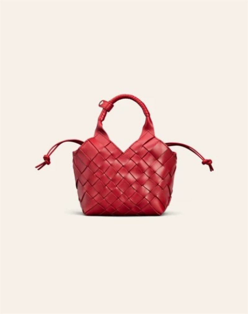 CALAJADE MISU MINI CROSSBODY BAG LIPSTICK RED