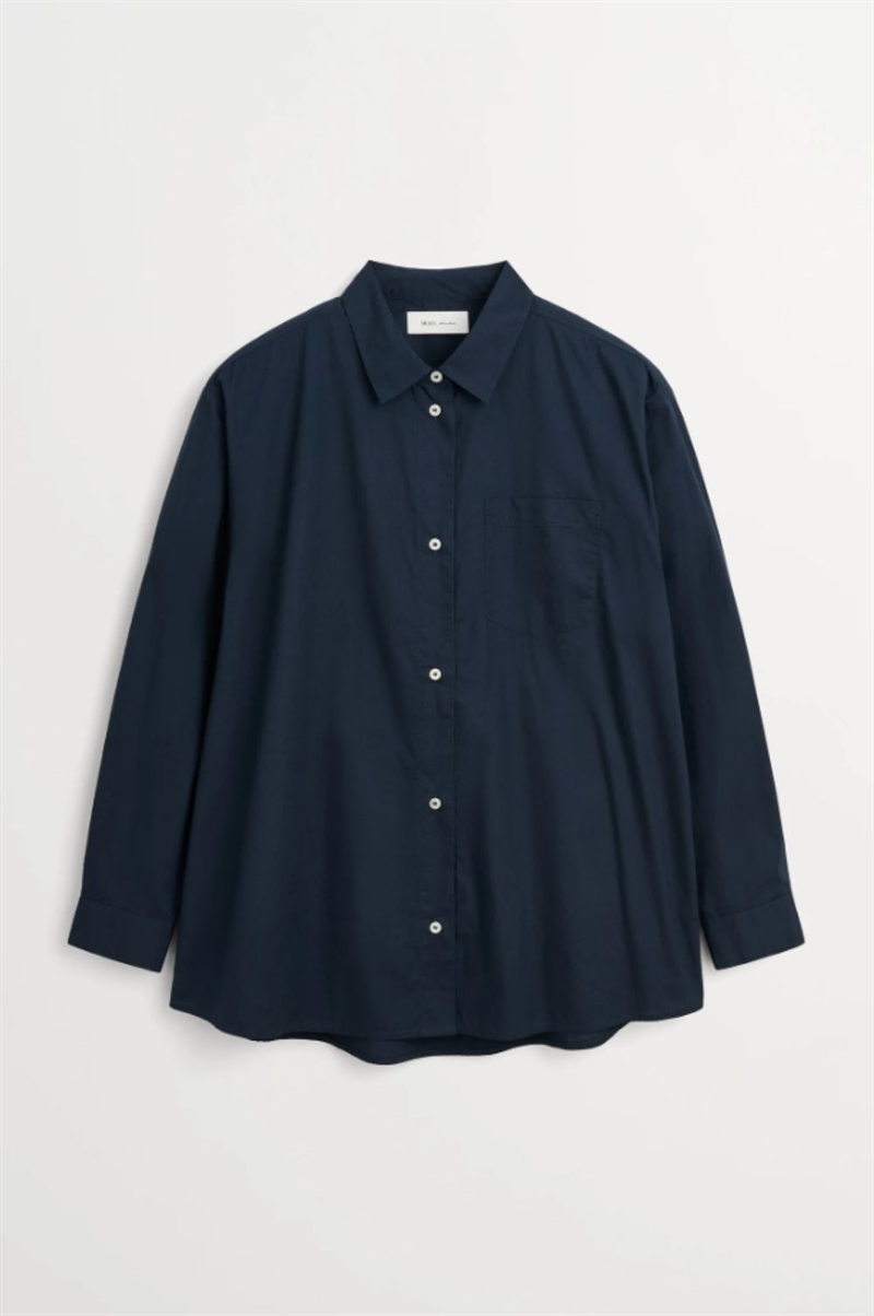 SKALL STUDIO EDGAR SHIRT DARK NAVY