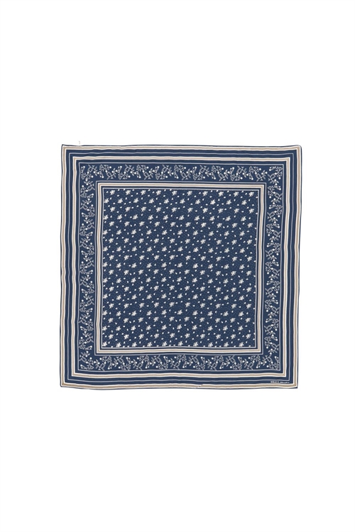 SKALL STUDIO SCARF 90X90 DARK NAVY