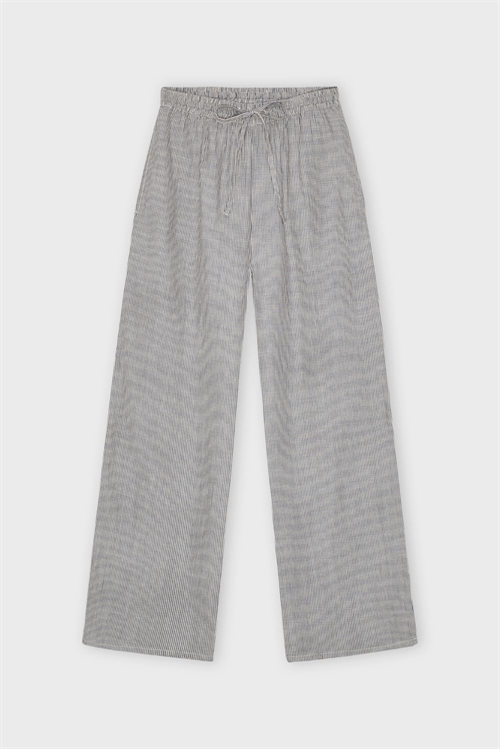 MOSHI MOSHI MIND SLOW PANTS STRIPE BEIGE BLUE