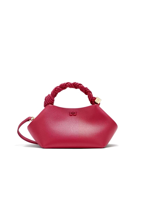 GANNI C2100010 BOU BAG SMALL GRAINED PERSIAN RED