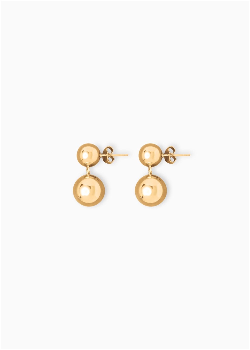 LIE STUDIO THE CAROLINE EARRINGS GOLDPLATED
