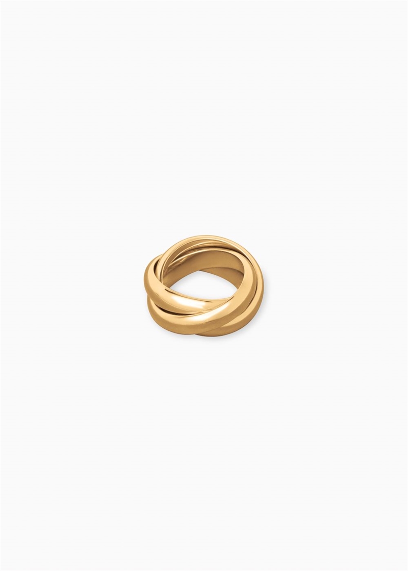 LIE STUDIO THE SOFIE RING GOLDPLATED