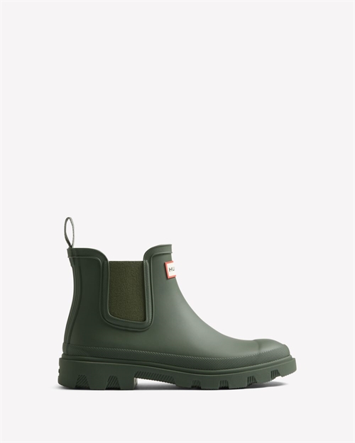 HUNTER UNISEX DOWNPOUR CHELSEA DARK OLIVE