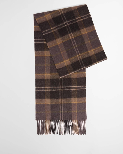 BARBOUR MINERAL TARTAN SCARF DRIED BRACKEN