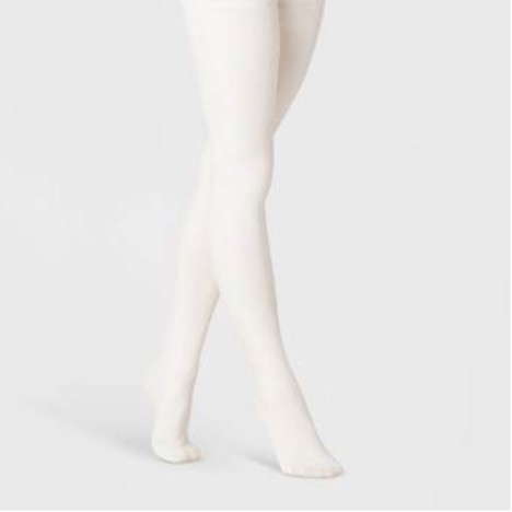 MRS. HOSIERY VELVET MATE 50 TIGHTS OFF WHITE