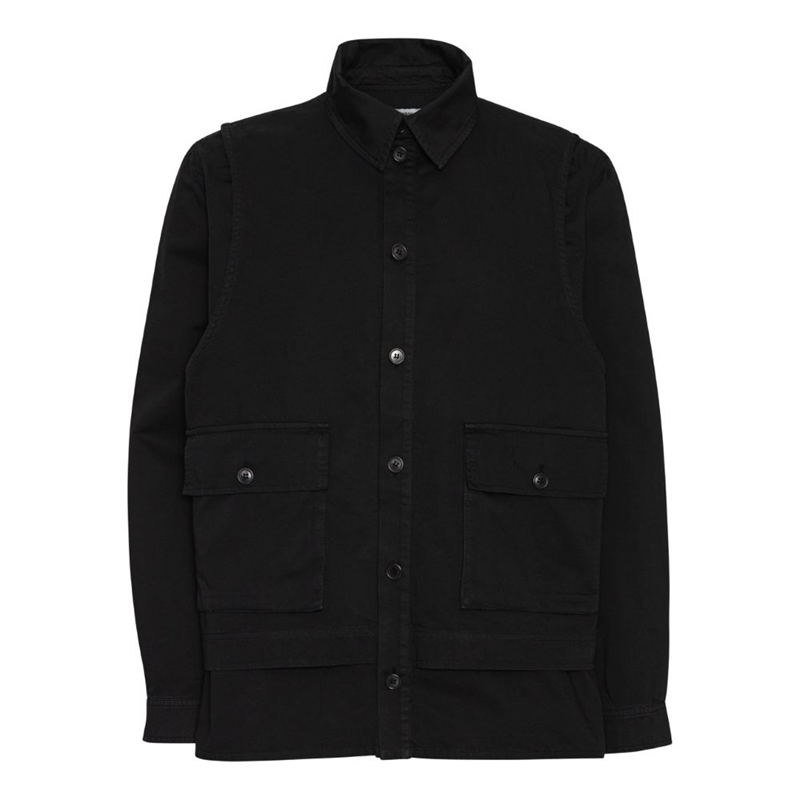 HENRIK VIBSKOV VEST SHIRT BLACK