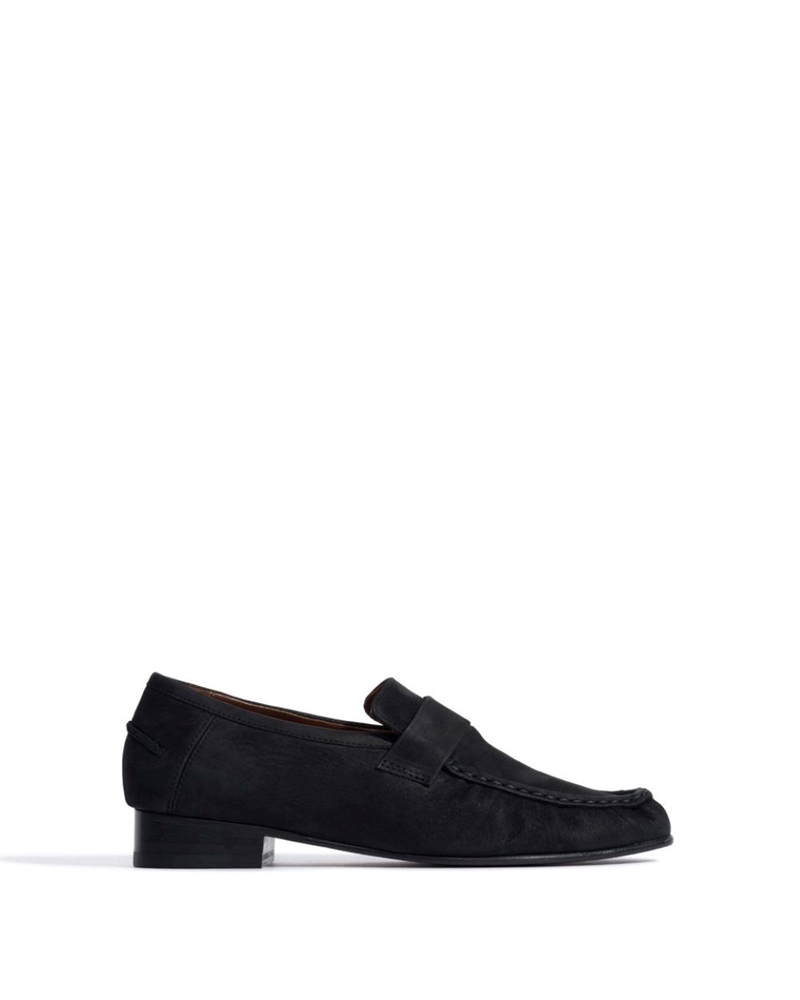 ANONYMOUS NIGEL SOFT NUBUCK CALF BLACK 