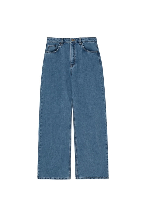 SKALL STUDIO WILLOW WIDE JEANS WASHED BLUE
