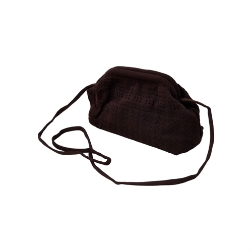 PICO ROSALIA CLUTCH SMALL CHOCOLATE LACE