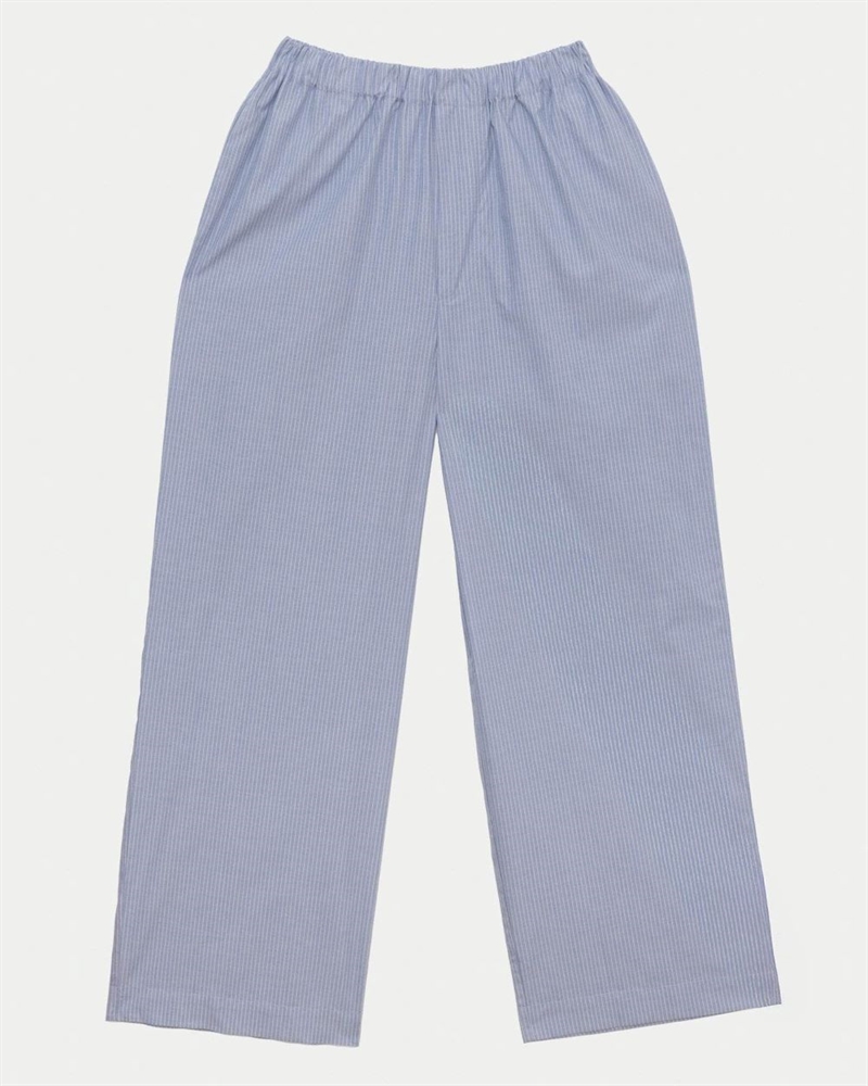 BASERANGE CLAUDE PANTS BLUE STRIPE